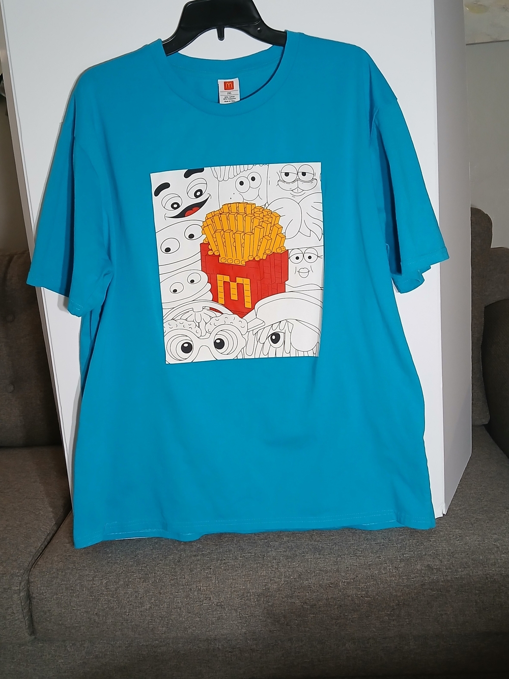 McDonald's Blue Men's Employee 2024(Collector's Edition) 2XL Graphic T-shirt.